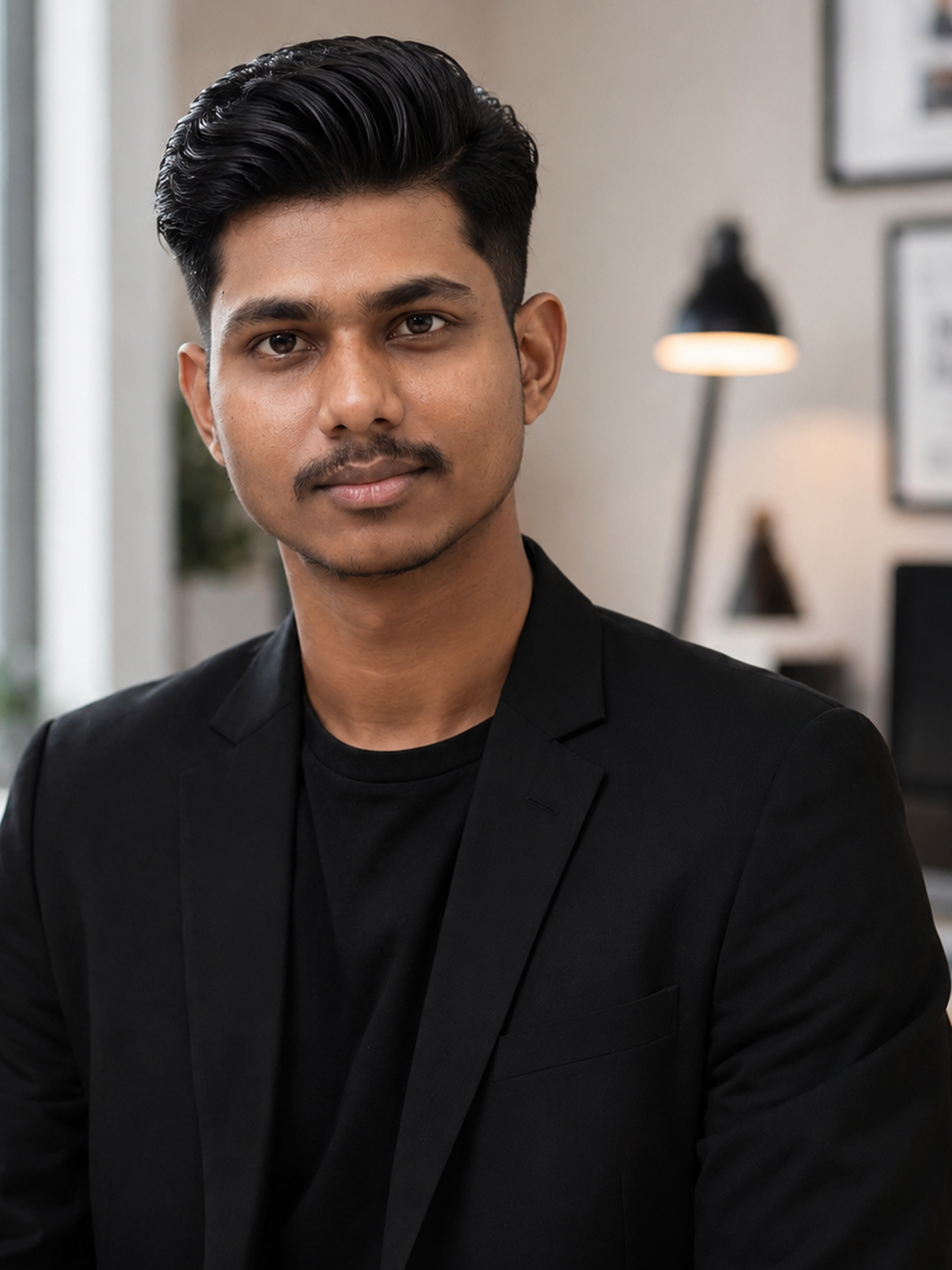 Portrait of Nandivarma B, Product designer at Prajna Studio.