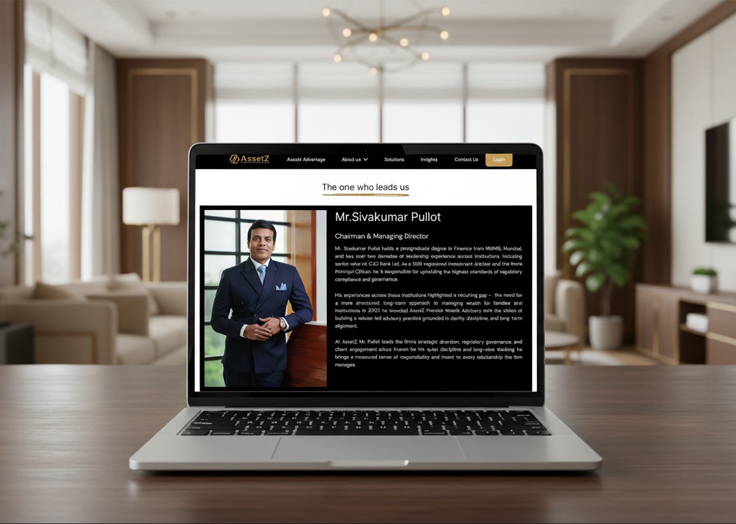 Screen 02 · Leadership Page